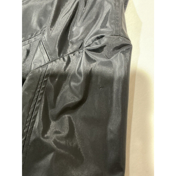 Woman’s Axara Ny Size Large Black Zip Up Lined Polyurethane Nylon Jacket - Picture 9 of 10